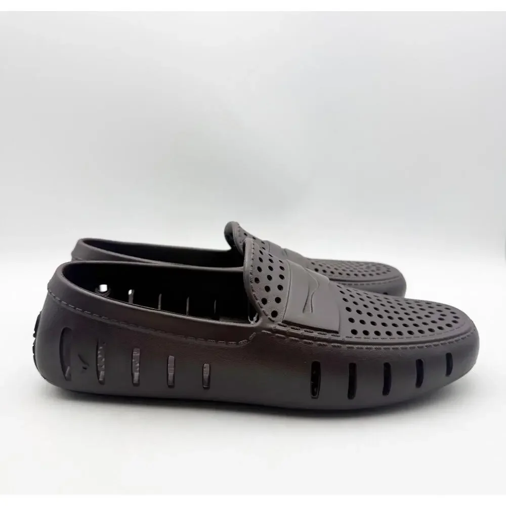 Floafers Mens Country Club Driver 2.0 Loafers Size 8 Brown Waterproof NWOB